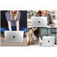 Case Smartshell for MacBook Air 15 M2-M5 2023-2026, Crystal Clear, Tech-Protect