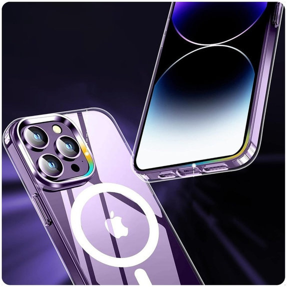 Case FlexAir Hybrid MagSafe for Samsung S24, clear, Tech-Protect