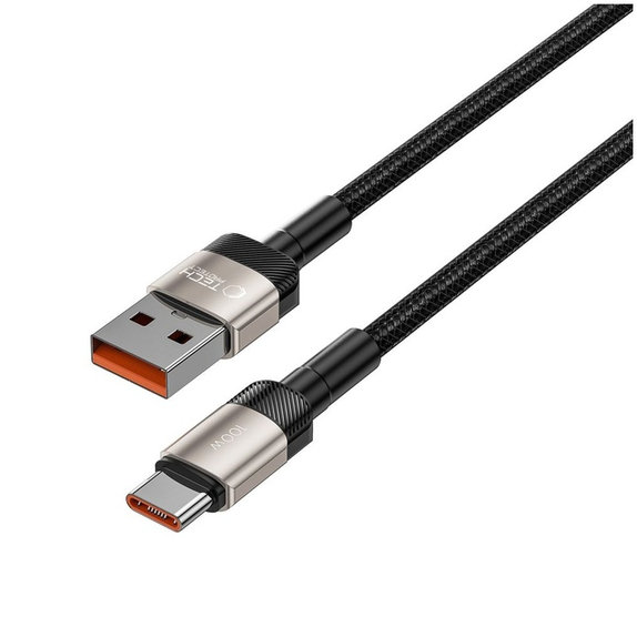 Cable Ultraboost Evo USB-C Cable 100W/5A 200cm, Titanium, Tech-Protect