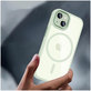 Case MagMat MagSafe for iPhone 15, green/clear, Tech-Protect
