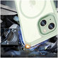 Case MagMat MagSafe for iPhone 15, green/clear, Tech-Protect