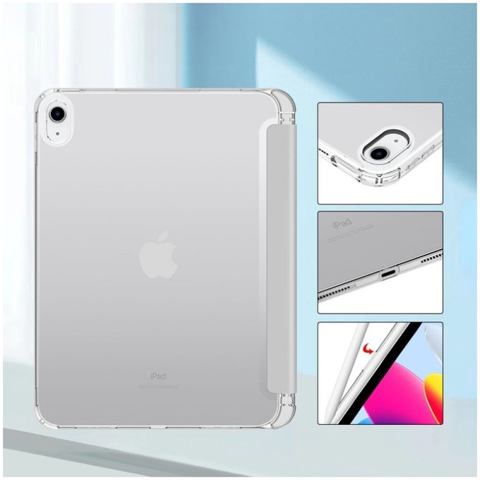 Case Sc Pen Hybrid for iPad 10.9" 10 / 2022 / 11" 11 / 2025, grey, Tech-Protect