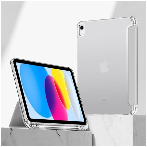 Case Sc Pen Hybrid for iPad 10.9" 10 / 2022 / 11" 11 / 2025, grey, Tech-Protect