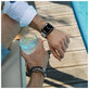Strap Stainless Line for Apple Watch 8 / 9 / 10 / 11 / Se / Ultra (44 / 45 / 46 / 49 mm), Titanium/Orange, Tech-Protect