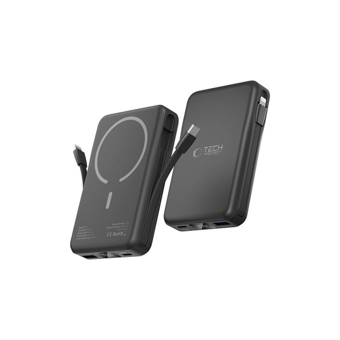 Power bank PB31 Lifemag MagSafe 10000mAh, black, Tech-Protect