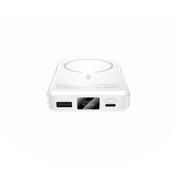 Power bank PB31 Lifemag MagSafe 10000mAh, white, Tech-Protect