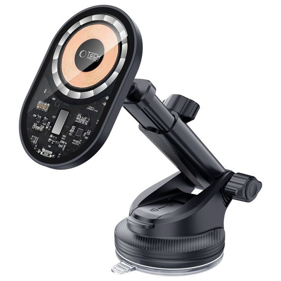 Car mount MM15W-V6 Magnetic MagSafe Dashboard & Vent 15W, Black/Interior, Tech-Protect