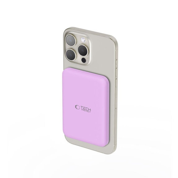 Power bank PB10 Lifemag MagSafe 5000mAh, Lilac, Tech-Protect