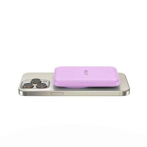 Power bank PB10 Lifemag MagSafe 5000mAh, Lilac, Tech-Protect
