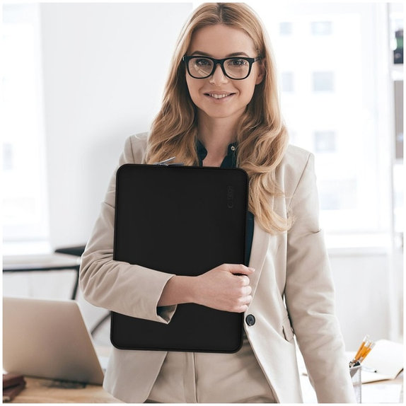 Laptop case Neoslim 13-14, black, Tech-Protect