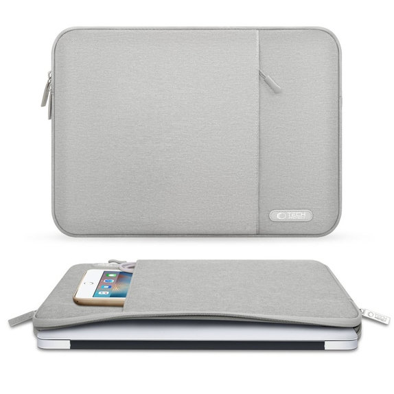 Laptop case Sleevy 13-14, Crayon Grey, Tech-Protect