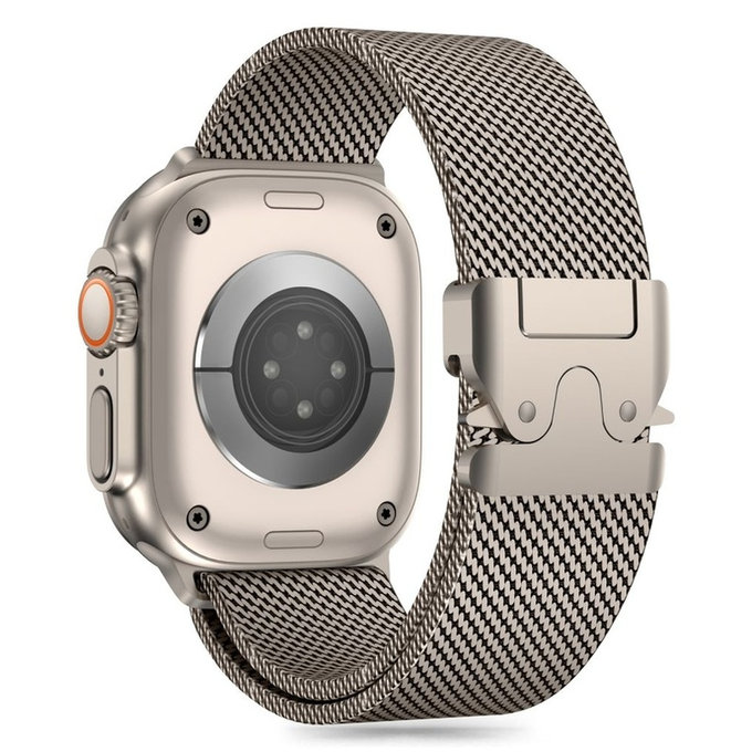 Strap Milano for Apple Watch 8 / 9 / 10 / 11 / Se / Ultra (44 / 45 / 46 / 49 mm), Titanium, Tech-Protect