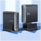 Wall charger DC80W-GAN 6-PORT PD 80W / QC3.0, black, Tech-Protect