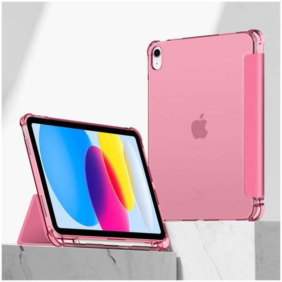 Case Sc Pen Hybrid for iPad 10.9" 10 / 2022 / 11" 11 / 2025, Crystal Magenta, Tech-Protect