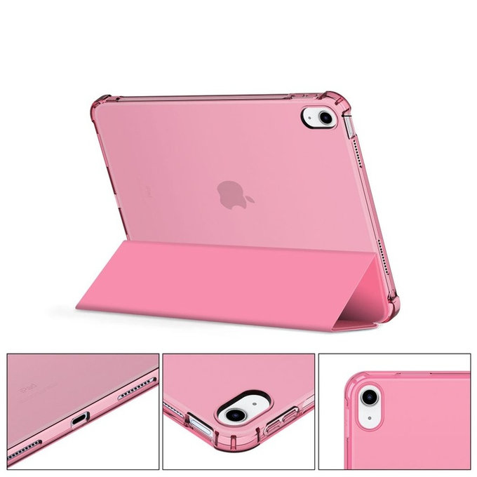 Case Sc Pen Hybrid for iPad 10.9" 10 / 2022 / 11" 11 / 2025, Crystal Magenta, Tech-Protect