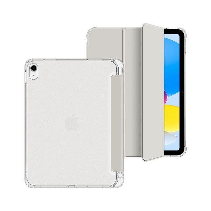 Case Sc Pen Hybrid for iPad 10.9" 10 / 2022 / 11" 11 / 2025, Crystal Silver, Tech-Protect