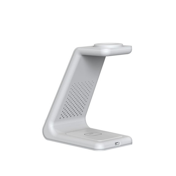 Wireless charger QI15W-A36 3IN1 for Apple, white, Tech-Protect