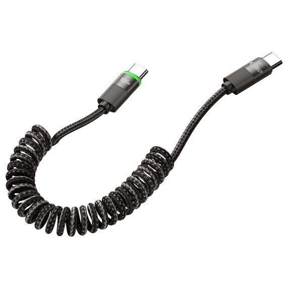 Cable UB20T Ultraboost USB-C Cable PD 100W / 5A 180CM, black, Tech-Protect