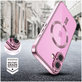 Case MagFlex MagSafe for iPhone 16 Shiny Rose, Tech-Protect