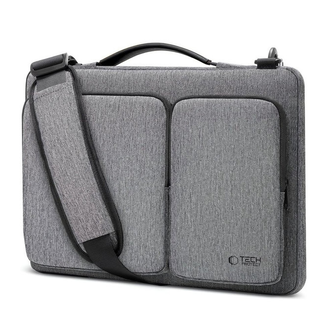 Laptop case Defender Bag 13-14, Crayon Grey, Tech-Protect