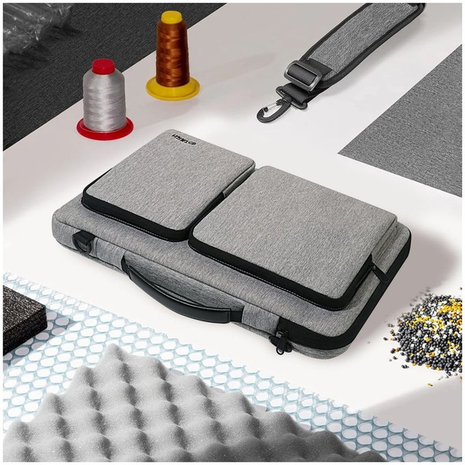 Laptop case Defender Bag 13-14, Crayon Grey, Tech-Protect