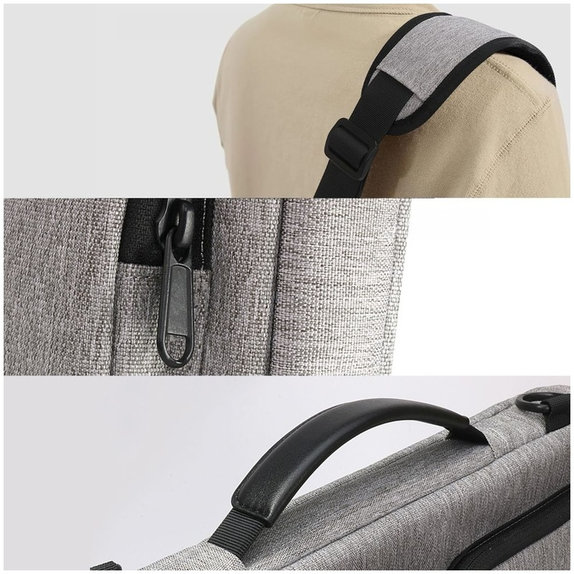 Laptop case Defender Bag 13-14, Crayon Grey, Tech-Protect