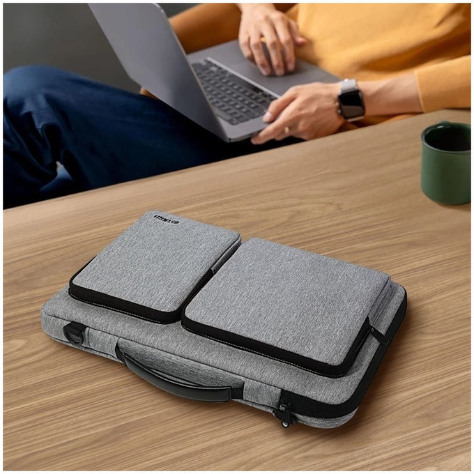 Laptop case Defender Bag 13-14, Crayon Grey, Tech-Protect