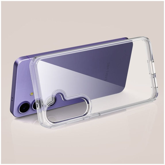 Case FlexAir Hybrid for Galaxy S25, Clear, Tech-Protect