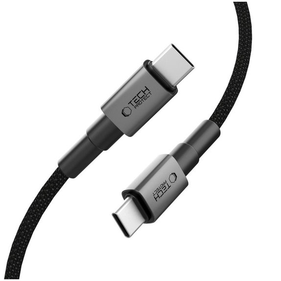 Cable Ultraboost Dna USB-C Cable PD 100W / 5A 300cm, Iron Grey, Tech-Protect