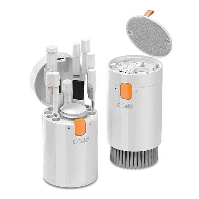 Cleaning Kit CS01 20-in-1 for Electronics, White, Tech-Protect