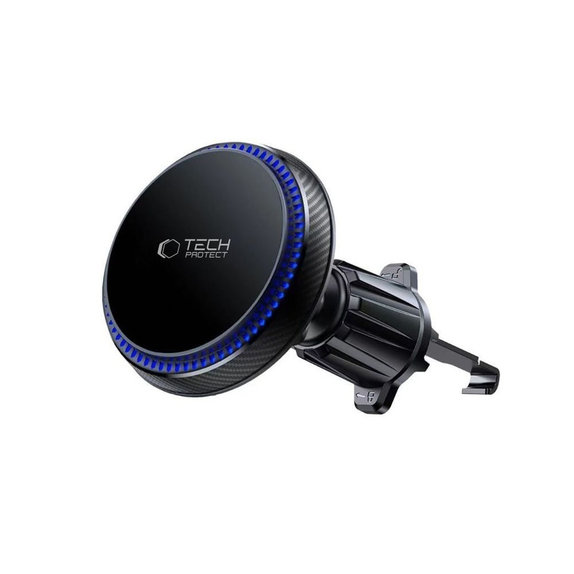 Car mount MM15W-V4 Magnetic MagSafe Dashboard & Vent 15W, black, Tech-Protect