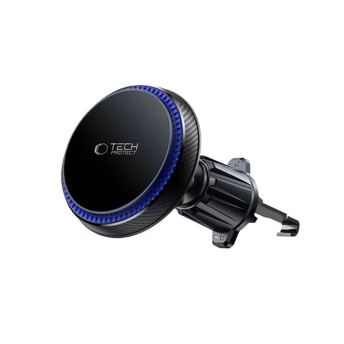 Car mount MM15W-V4 Magnetic MagSafe Dashboard & Vent 15W, black, Tech-Protect