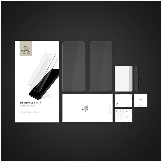 Hydrogel film Hydro Flex+ 2-PACK for Xiaomi Redmi Note 14 Pro 5G / 14 Pro+ Plus 5G / Poco X7 5G, clear, Tech-Protect