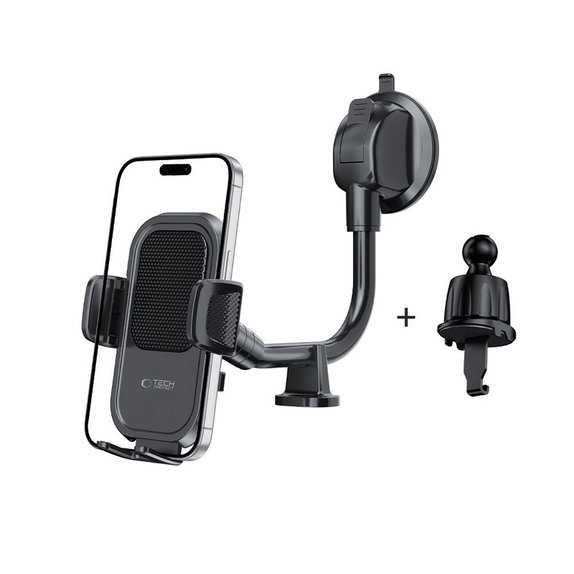 Car mount V8 Universal Long Arm Dashboard & Windshield, black, Tech-Protect