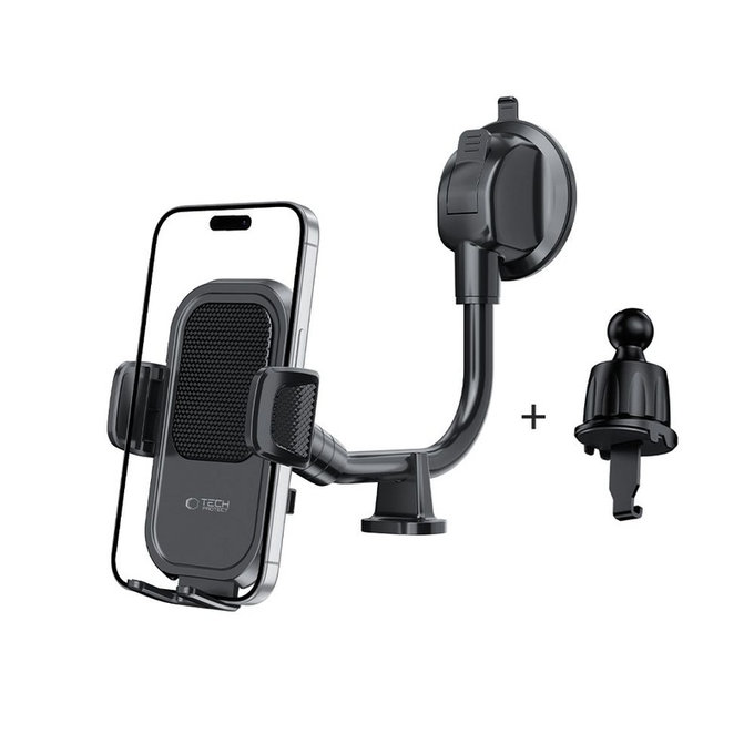 Car mount V8 Universal Long Arm Dashboard & Windshield, black, Tech-Protect