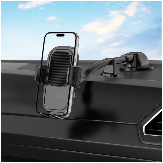 Car mount V8 Universal Long Arm Dashboard & Windshield, black, Tech-Protect