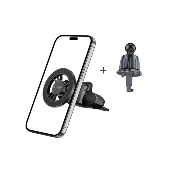 Car mount N56 Magnetic MagSafe Cd & Vent, black, Tech-Protect