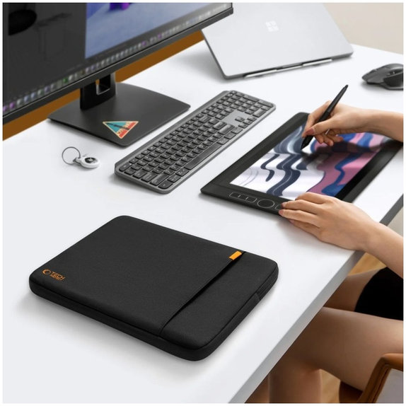 Laptop case Defender 13-14, black, Tech-Protect