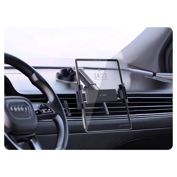 Car mount V4 Universal Windshield & Dashboard for Tablet, black, Tech-Protect