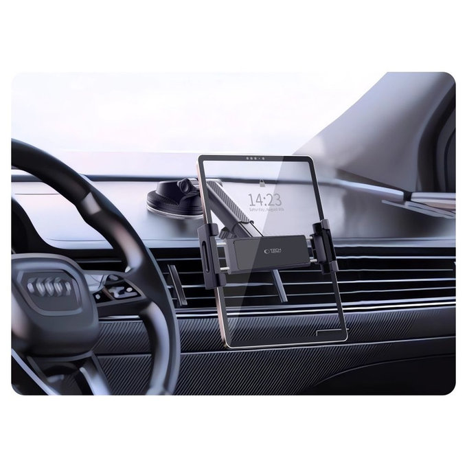 Car mount V4 Universal Windshield & Dashboard for Tablet, black, Tech-Protect