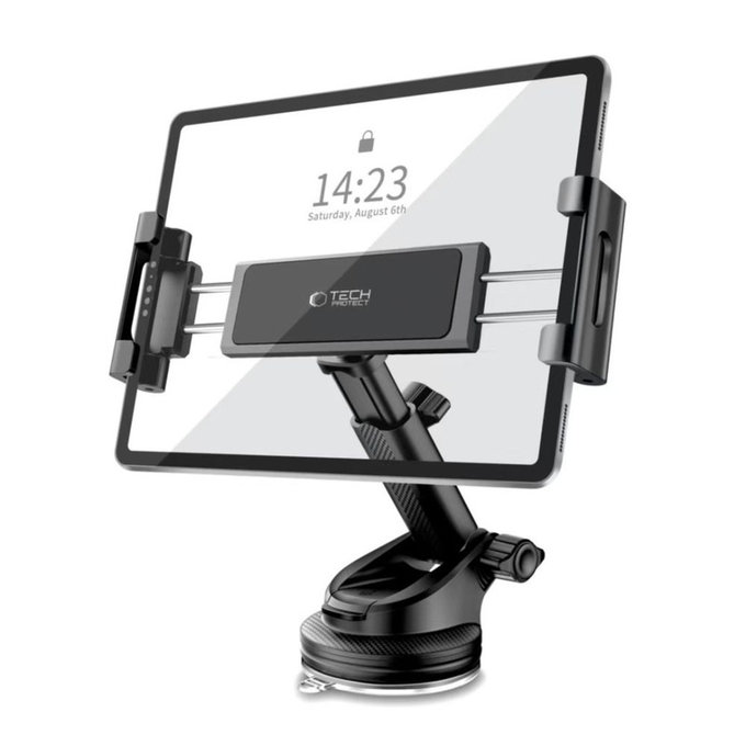 Car mount V4 Universal Windshield & Dashboard for Tablet, black, Tech-Protect