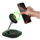 Wireless charger QI15W-A46 3IN1 Magnetic MagSafe, black, Tech-Protect