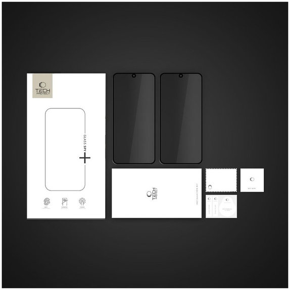 Privacy tempered glass Glass Spy+ 2-PACK for Samsung A36 / A56 5G, privacy, Tech-Protect