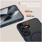 Case MagMat MagSafe for Samsung S25, Matte Navy, Tech-Protect