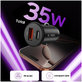 Car charger CC02 2-PORT PD 35W / QC3.0, black, Tech-Protect
