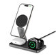 Wireless charger QI15W-A47 3IN1 Magnetic MagSafe, black, Tech-Protect