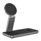 Wireless charger QI15W-A47 3IN1 Magnetic MagSafe, black, Tech-Protect