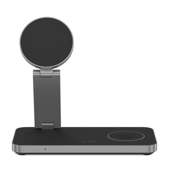 Wireless charger QI15W-A47 3IN1 Magnetic MagSafe, black, Tech-Protect