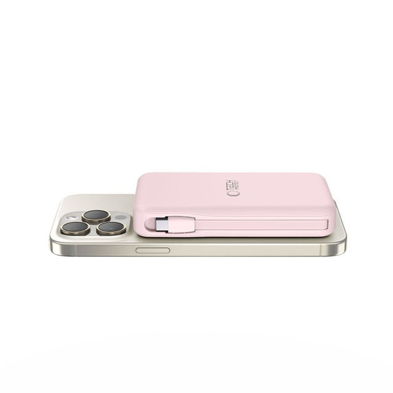 Power bank PB31 Lifemag MagSafe 10000mAh, pink, Tech-Protect