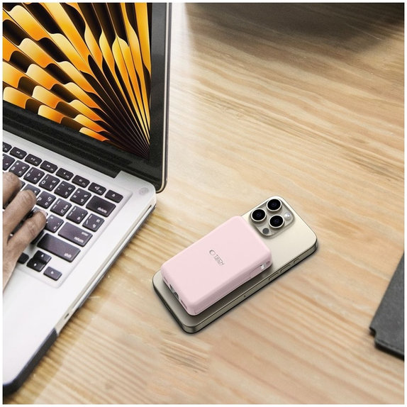 Power bank PB31 Lifemag MagSafe 10000mAh, pink, Tech-Protect